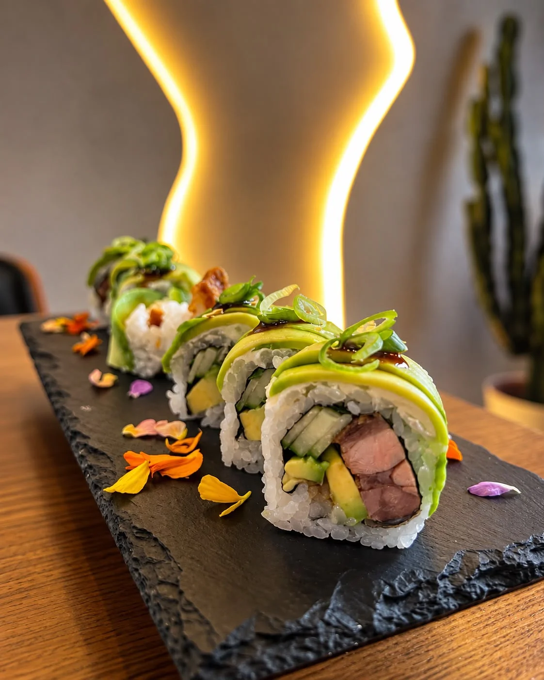 Hanami Asia Food & Sushi - Sushi-Rollen mit Avocado